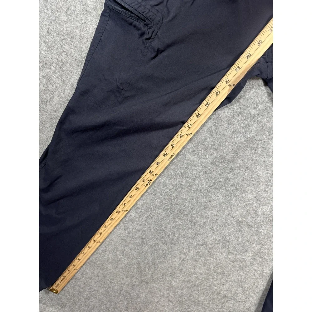 Weatherproof Vintage Regular Fit Utility Pants 38x30 Navy Blue Nylon Stretch